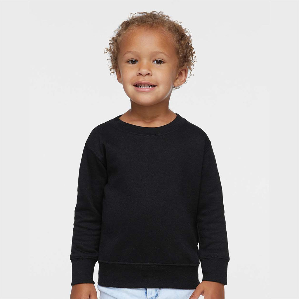 Rabbit Skins Toddler Fleece Crewneck Sweatshirt - Soft & Warm Kids Pullover for Boys & Girls - Perfect for Playdates, School & Outdoor Activities