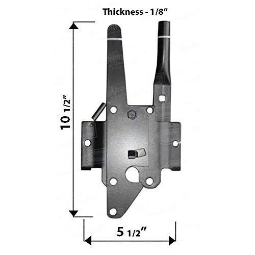 Nuvo Iron Deluxe Traditional Post Latch with Ultimate Handle - Heavy Duty Door Latch for Barns, Sheds & Gates - Durable Metal Hardware for Outdoor & Farm Use