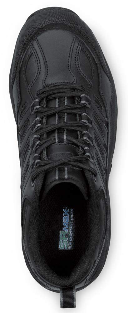 SR Max Carbondale Men's Black Athletic Soft Toe Slip Resistant Work Shoes - Comfortable & Durable for Construction, Warehouse & Outdoor Jobs