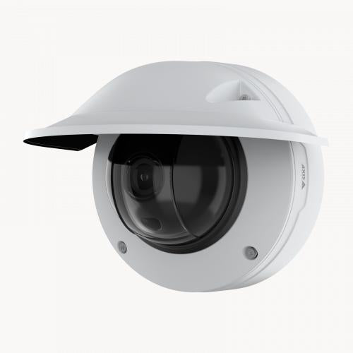 Axis Communications Q3538 LVE 4K UHD Outdoor Security Camera with Night Vision, 6.2-12.9mm Varifocal Lens & Built-in Heater - Weatherproof Dome Surveillance for Home, Business & Parking Lot Security