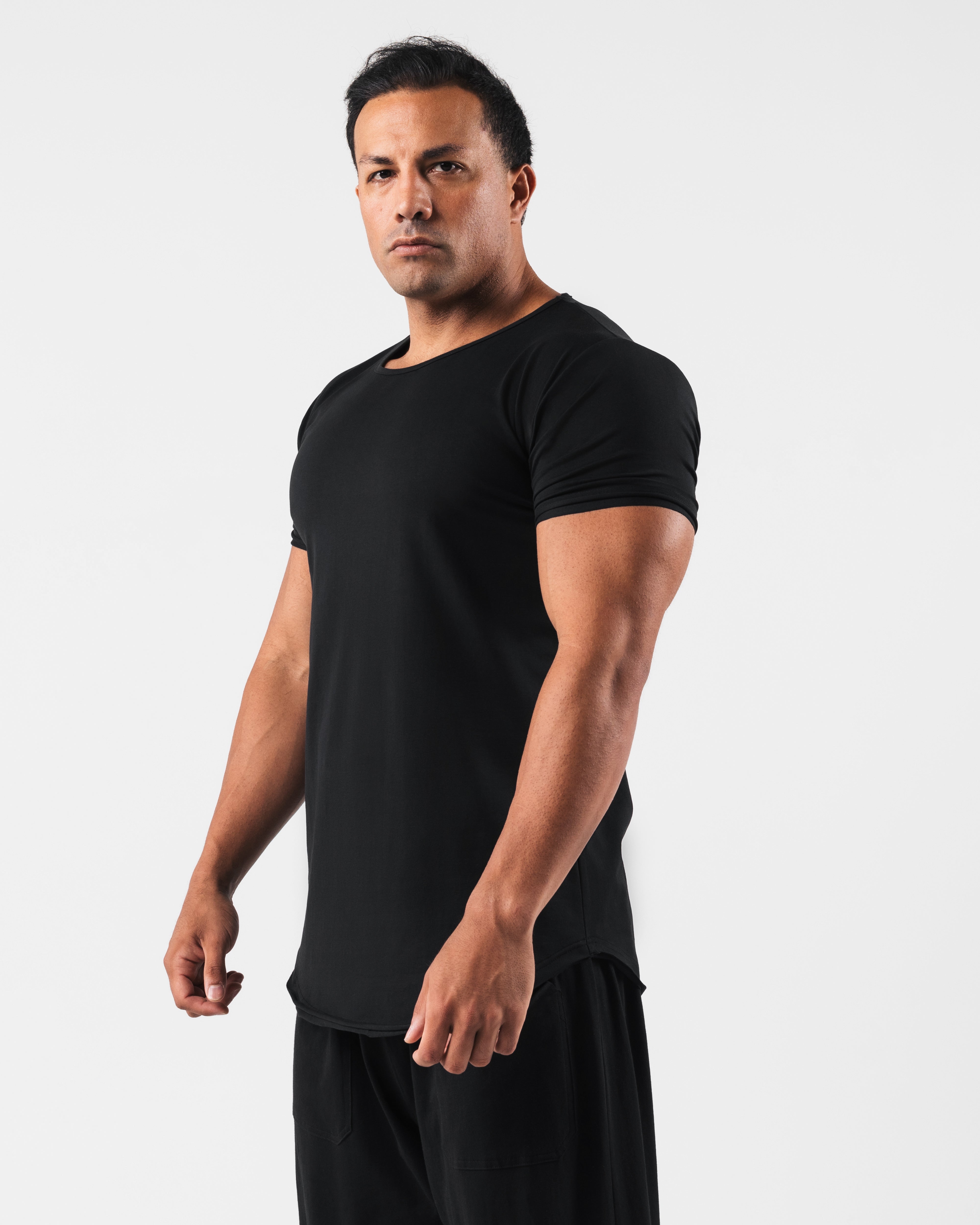 Essential Scoop Neck T-Shirt for Women - Soft & Comfortable Black Basic Tee - Perfect for Casual Wear, Layering & Everyday Outfits