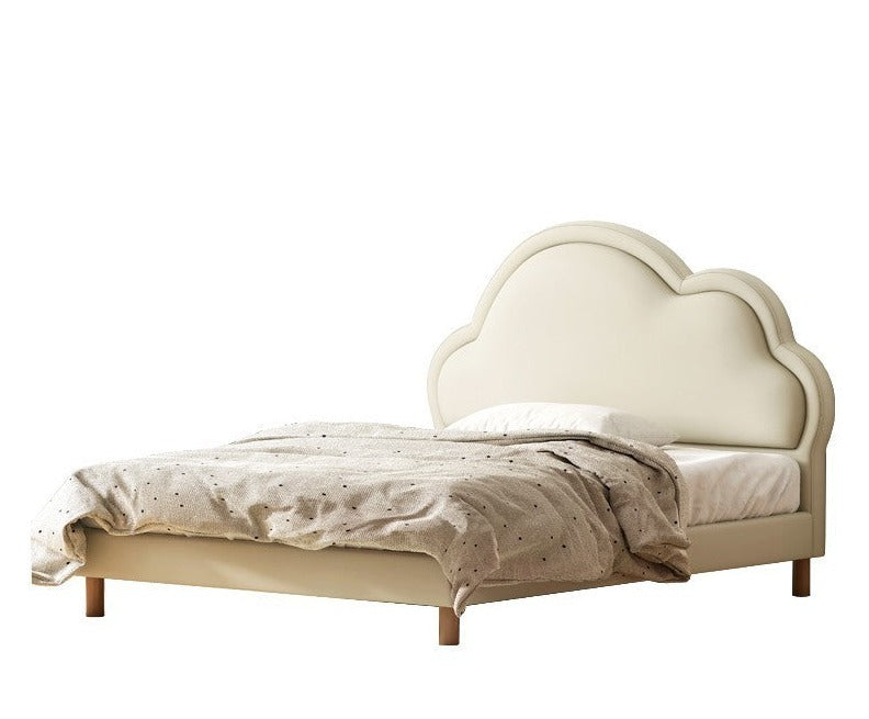 Organic Leather Kids Bed – Premium Handmade Toddler Bed for Safe & Comfortable Sleep – Perfect for Nursery, Bedroom & Daycare