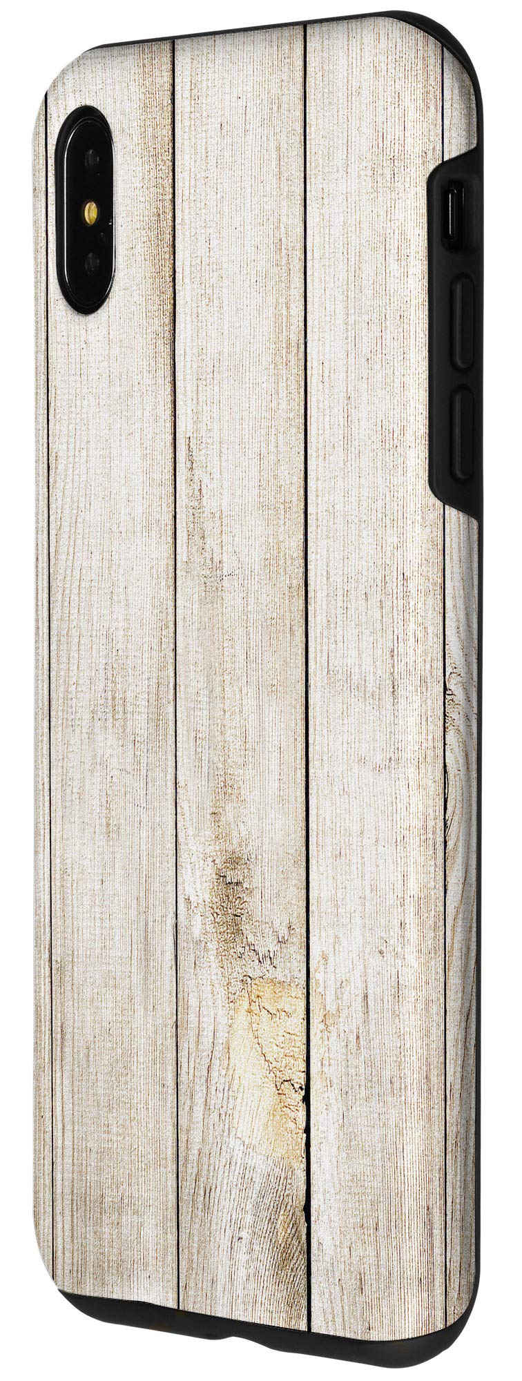 iPhone XS Max Wood Phone Case - Rustic Brown Shabby Chic Cover | Durable Protection for Everyday Use, Travel & Outdoor Activities
