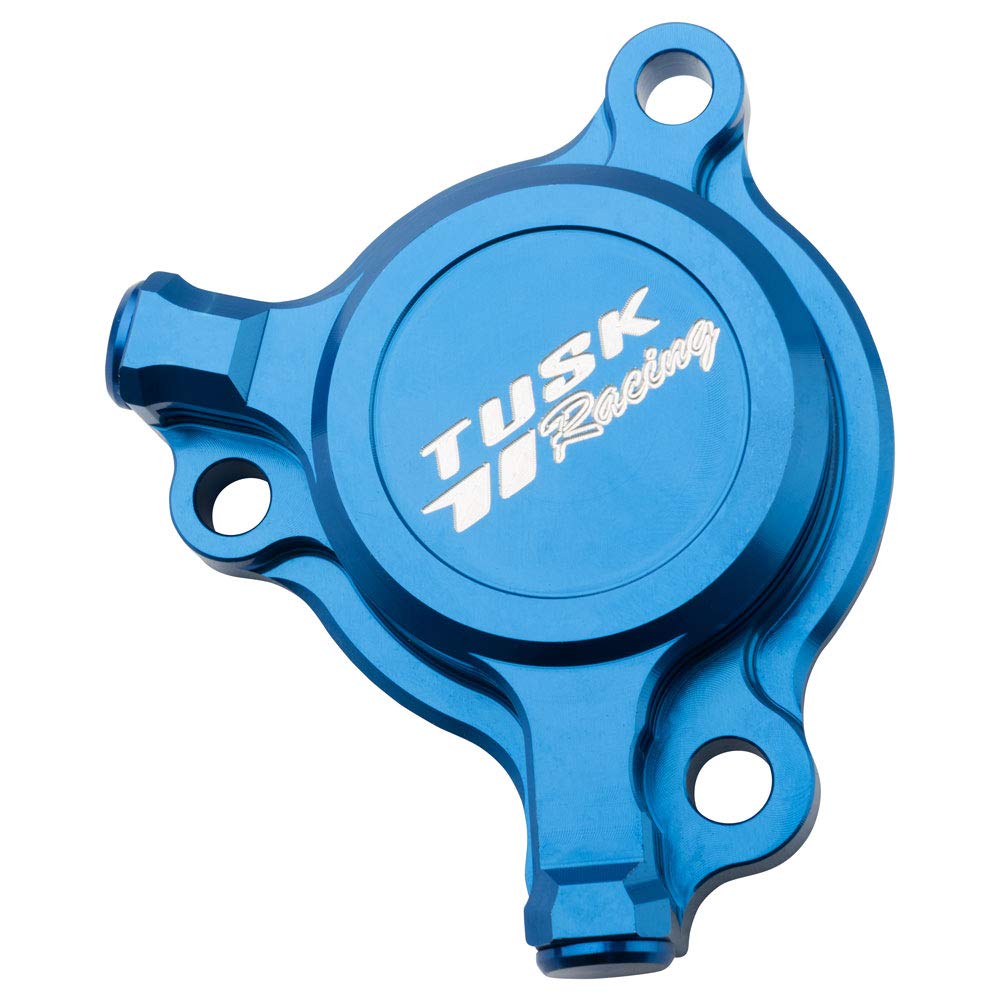 TUSK Aluminum Oil Filter Cover Blue for Yamaha WR450F (2003-2009, 2011-2015) - Durable Motorcycle Engine Protection for Off-Road & Trail Riding