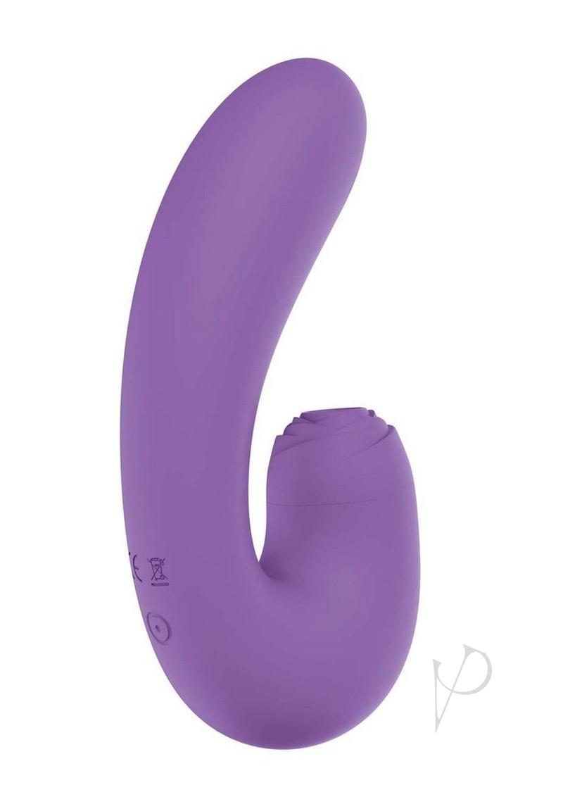 Blaze Rechargeable Silicone Vibrator - Powerful Clitoral Stimulator for Women, Waterproof & Quiet Adult Toy - Perfect for Solo Play & Couples Intimacy (Lavender)