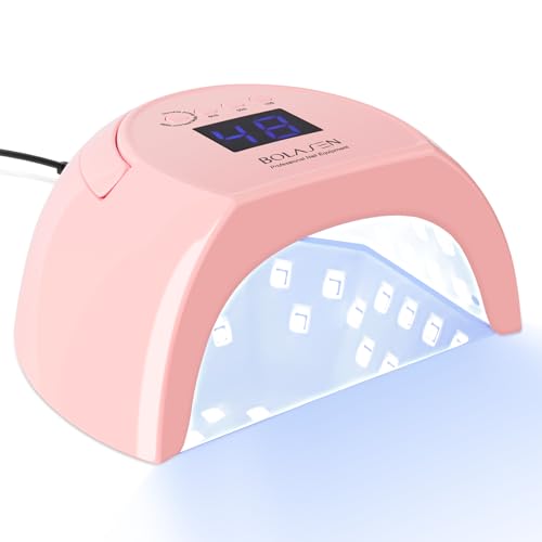 Pink Nail Lamp With Removable Metal Bottom