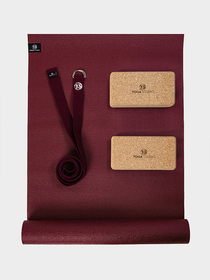 Eco-Friendly Cork Yoga Mat Set with Non-Slip Surface - Oeko-Tex Certified for Home & Studio Practice - Perfect for Beginners & Professionals