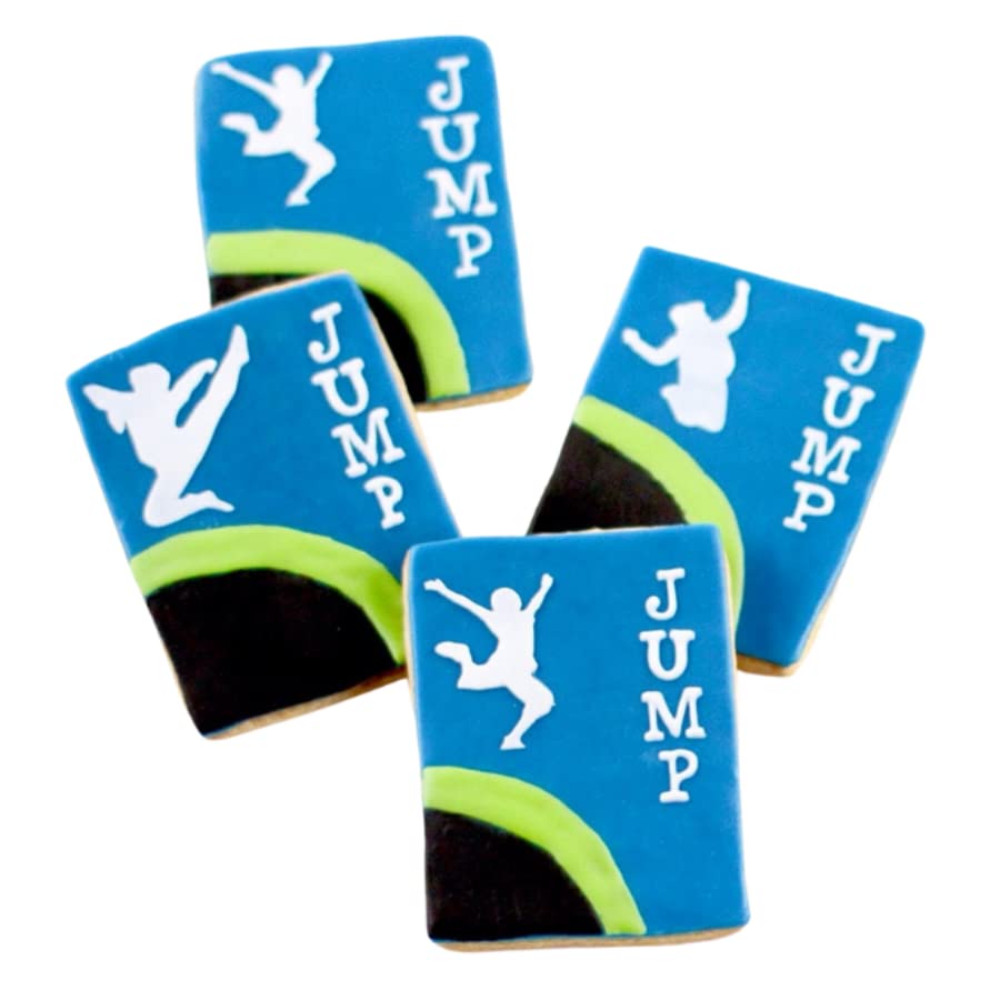 1 Dozen Trampoline Cookies - Birthday Party Favors, Fun Gifts for Kids & Party Decorations - Perfect for Birthday Celebrations, School Events & Family Gatherings