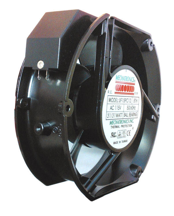 High Speed 120V AC Cooling Fan 172x150x51mm - Mechatronics UF15PC12 BTHR for Electronics Cooling & Ventilation