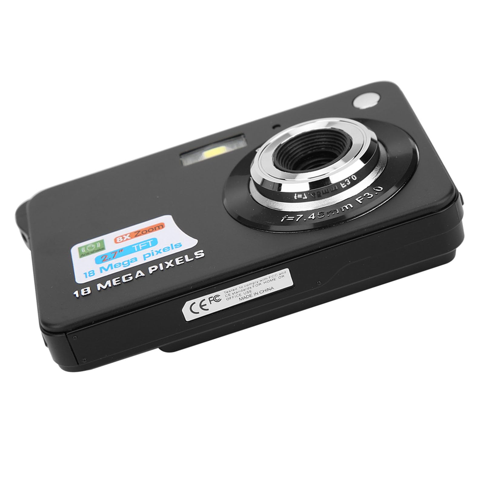 8x Zoom Digital Camera 5MP with 2.7