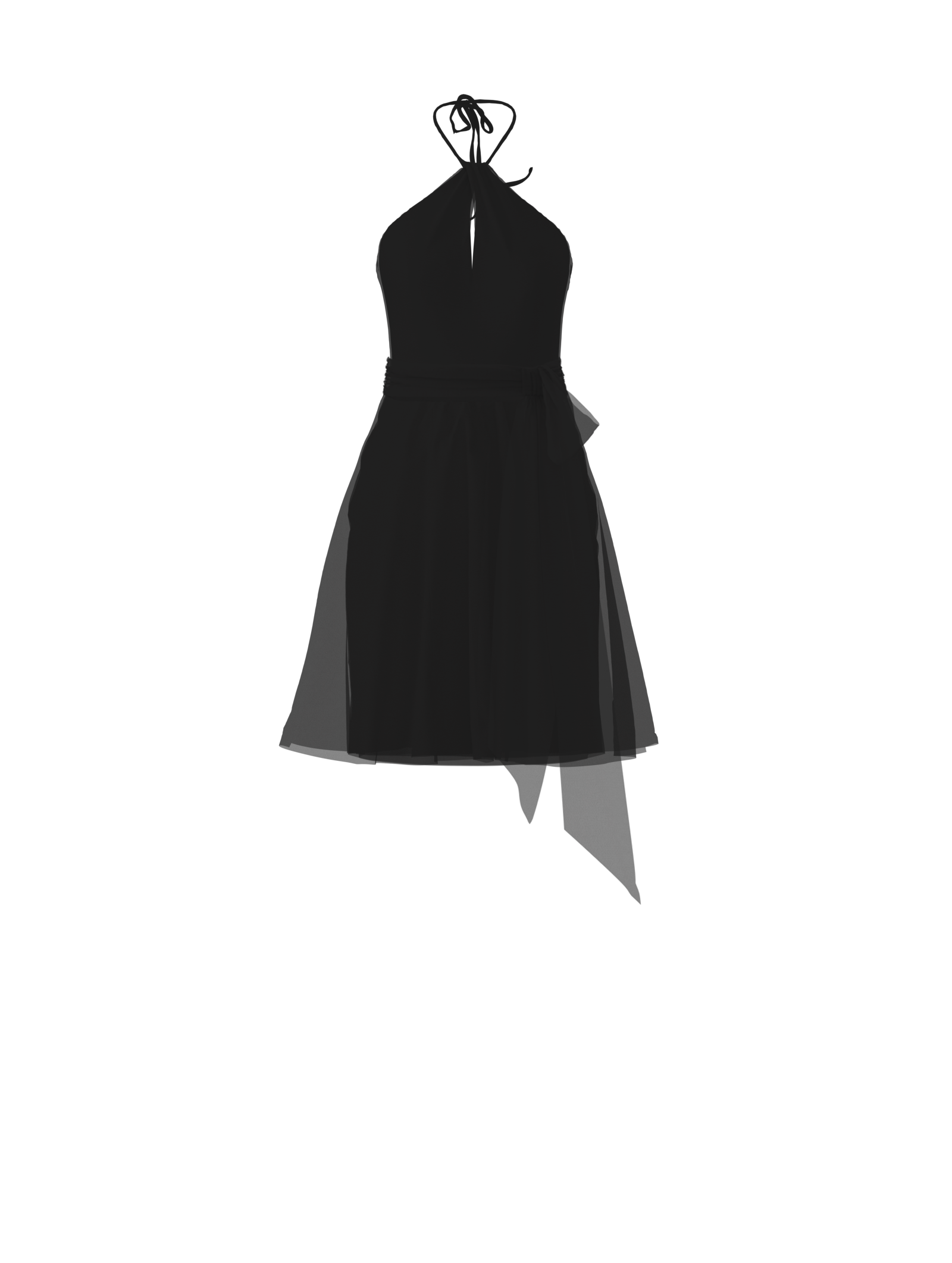 Black Colby Bodice & Carla Skirt Set with Sash Belt - Elegant Women's Fashion Outfit for Parties, Weddings & Special Occasions