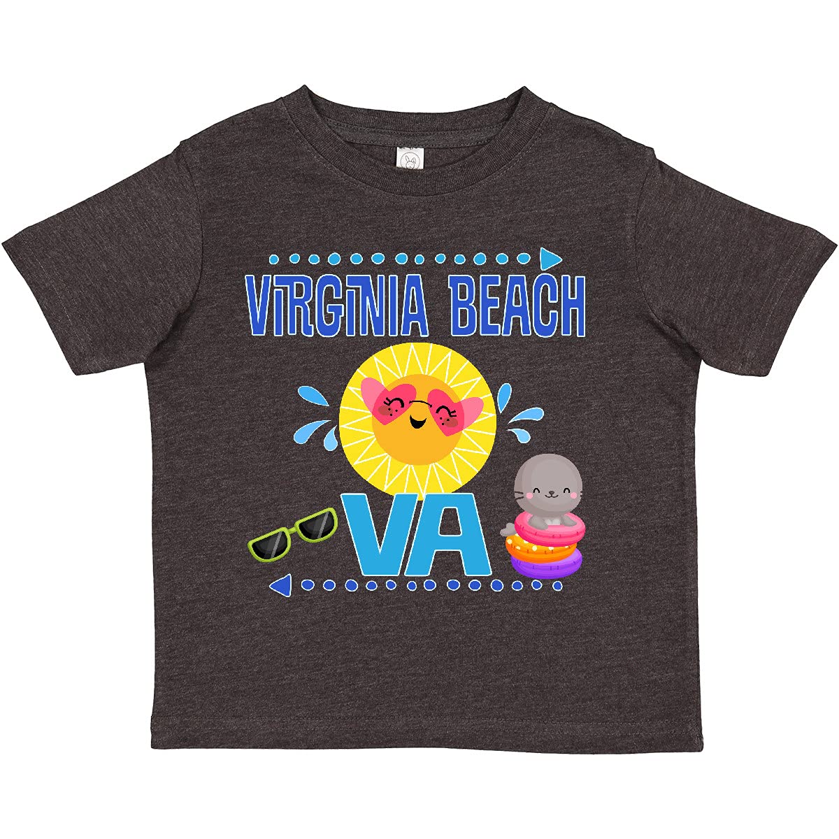 Virginia Beach VA Vacation Toddler T-Shirt - Cute Graphic Tee for Boys & Girls - Perfect for Beach Trips, Family Vacations & Summer Outfits