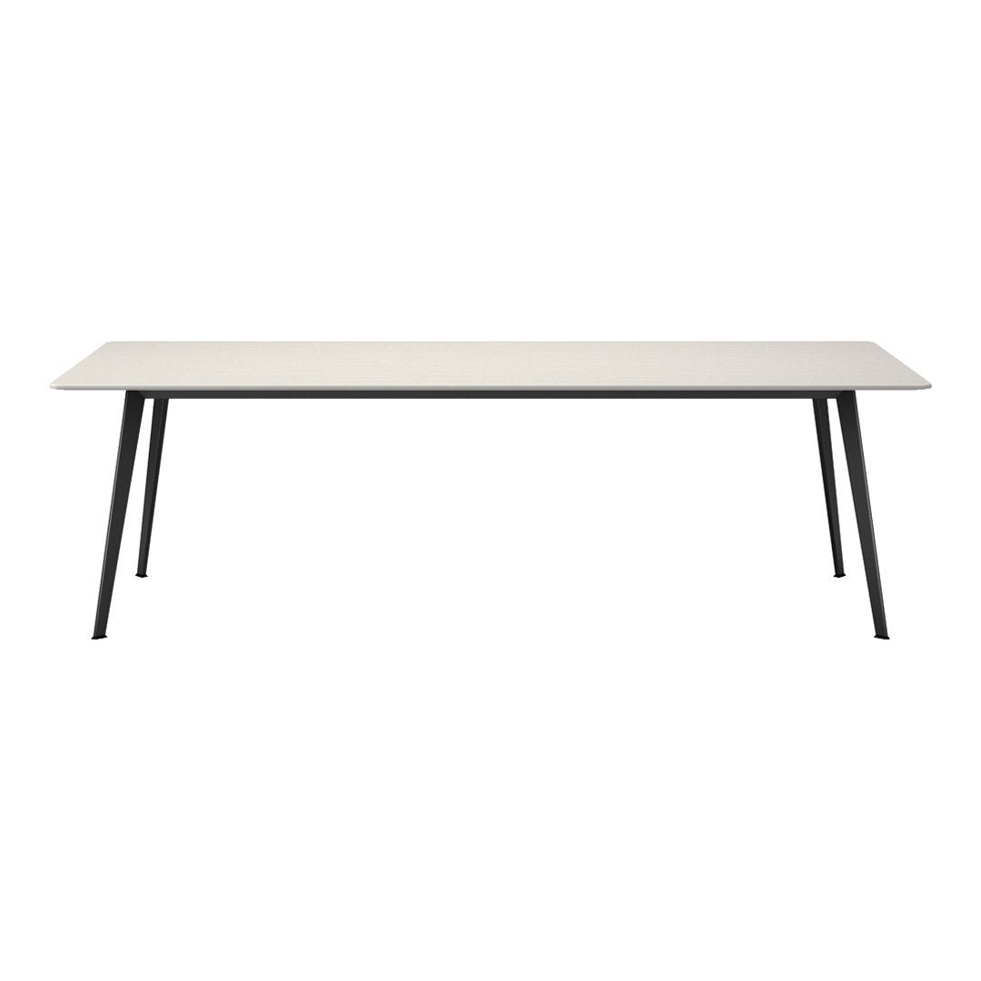 JW Modern Rectangular Dining Table - Solid Wood Kitchen Table for 6 - Perfect for Family Dinners & Entertaining Guests