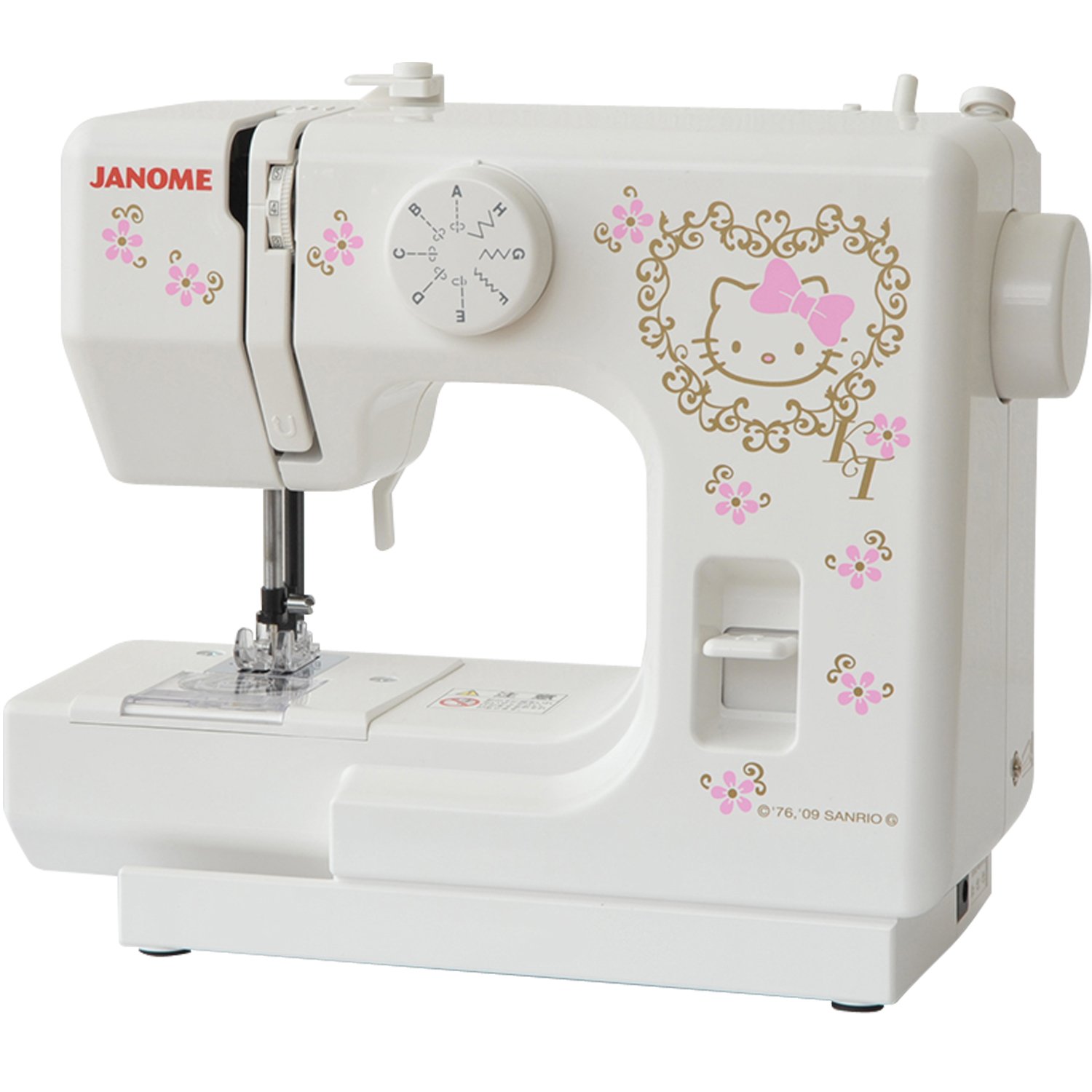Janome Hello Kitty KT-35 Electric Sewing Machine for Beginners - Perfect for DIY Crafts, Costume Making & Home Decor Projects