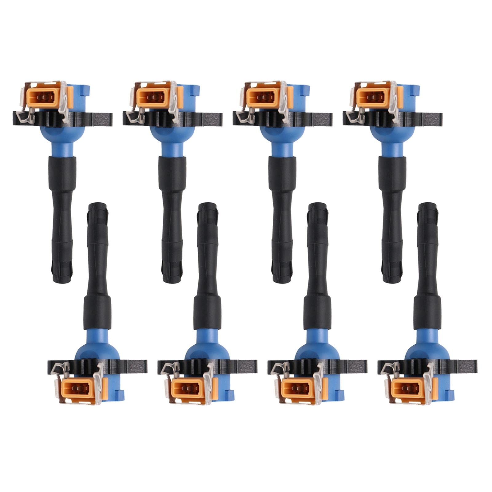 TRQ Ignition Coil Set - Compatible with 1999-2001 Bentley Arnage, 1998-2000 BMW 740i/740iL, 2000-2003 M5, 2000-2002 Z8, 2003-2005 Land Rover Range Rover - High Performance Replacement Part for Smoother Engine Operation