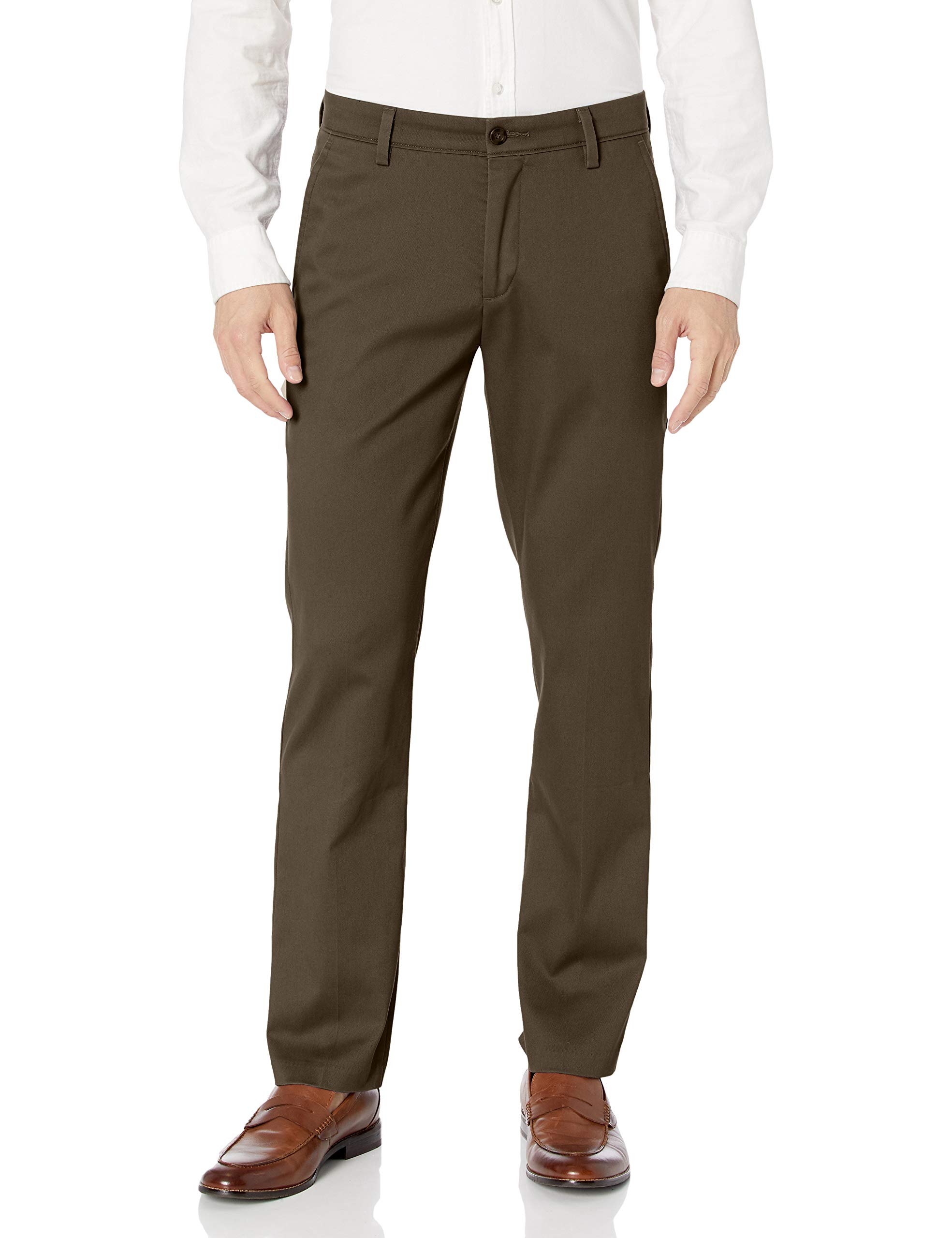 Dockers Men's Slim Fit Easy Khaki Pants - Comfortable Stretch Chinos for Business Casual & Office Wear | Perfect for Work, Travel & Everyday Style