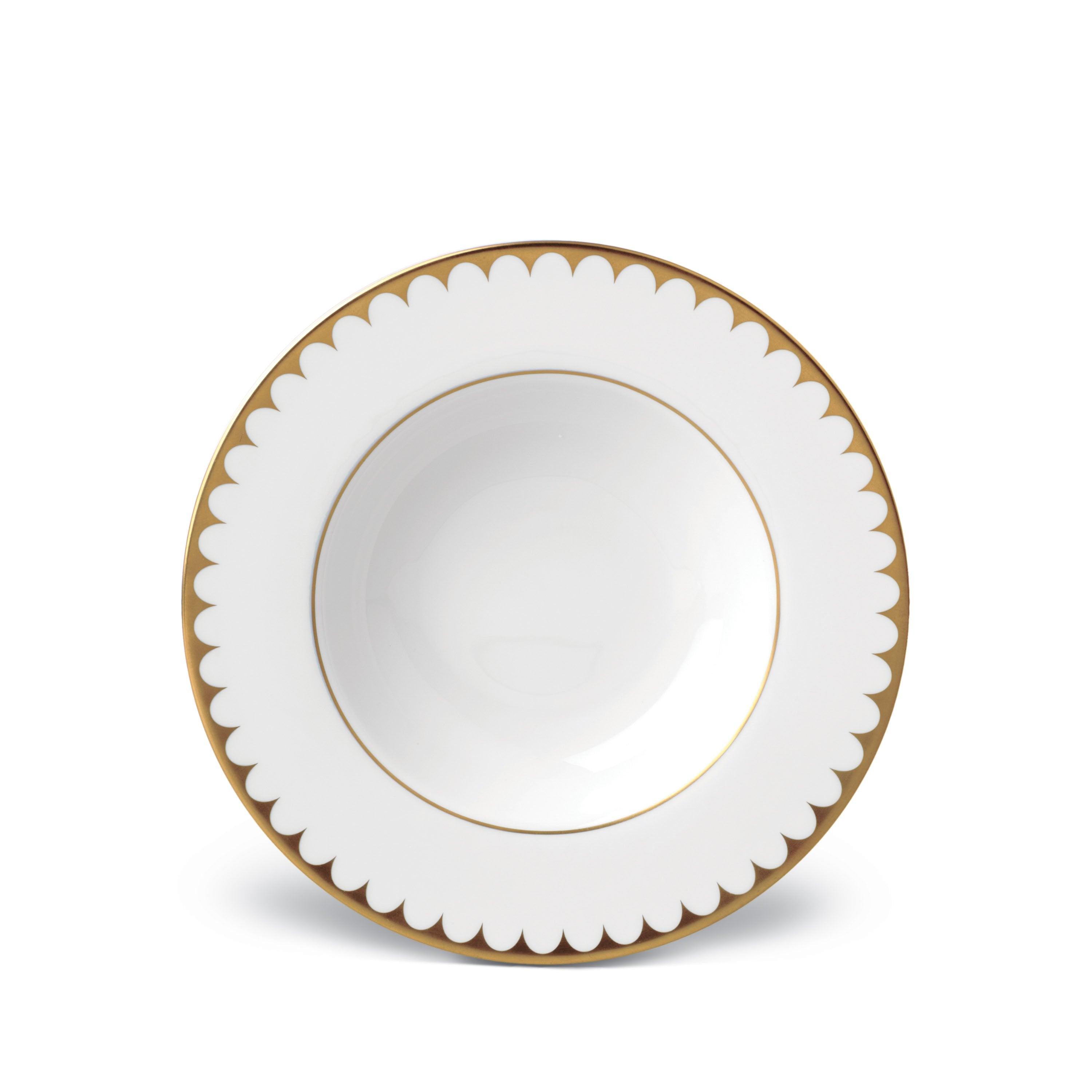 Aegean Filet Soup Plate - Elegant Porcelain Dinnerware for Fine Dining & Entertaining | Perfect for Soups, Salads & Appetizers