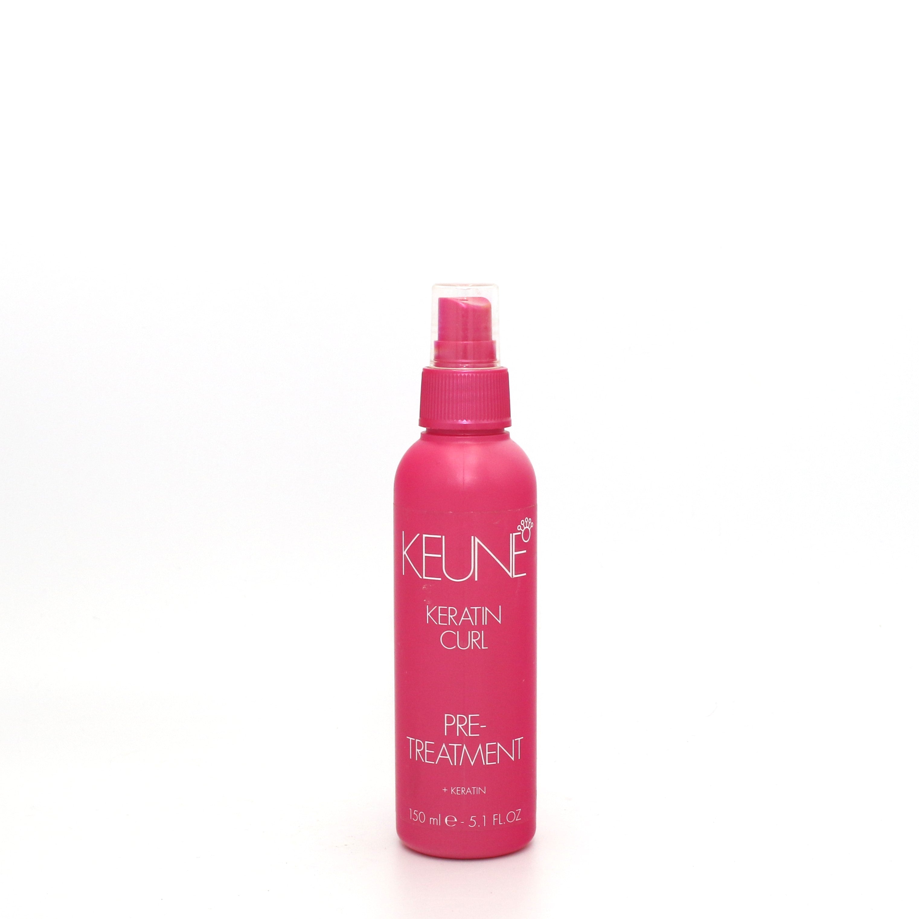 KEUNE Keratin Curl Pre Treatment 5.1 oz (2-Pack) - Professional Hair Smoothing & Curl Defining Solution for Salon-Quality Results at Home | Perfect for Damaged, Frizzy & Unruly Hair