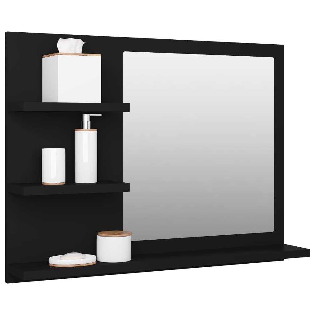 Recessed Bathroom Mirror Medicine Cabinet with Storage - 23.6
