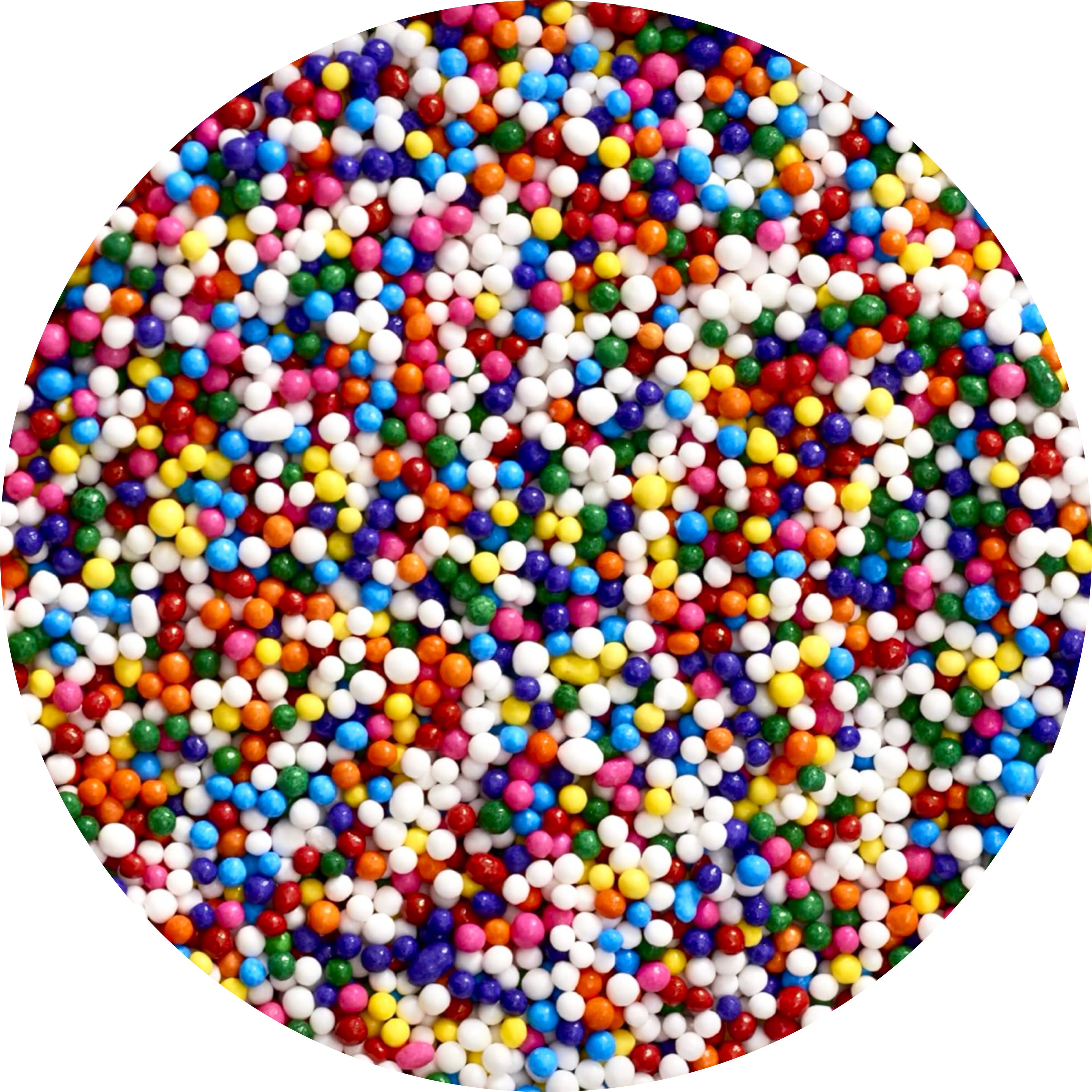 DecoPac Non Pareils Multi-Color Sprinkles | 30oz Tub | Perfect for Cake Decorating, Cupcake Toppings & Dessert Garnish