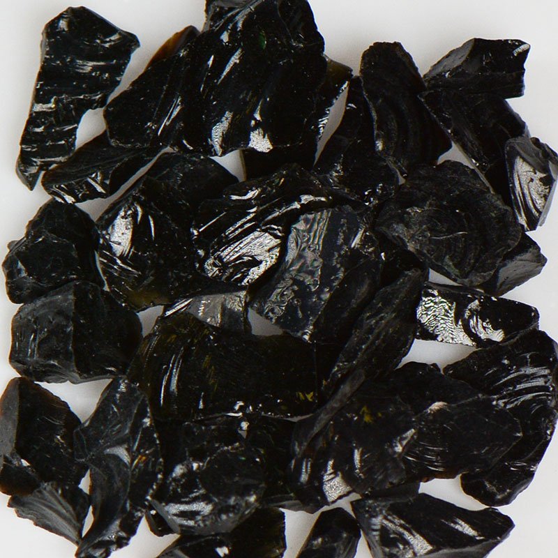 Black Terrazzo Glass - Premium Decorative Glass for Countertops, Backsplashes & Flooring | Perfect for Modern Home & Commercial Interiors