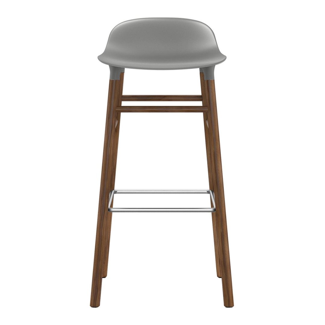 Modern Wooden Bar Stool with Sturdy Wood Legs - Counter Height Kitchen & Pub Stool for Home, Restaurant & Bar Use