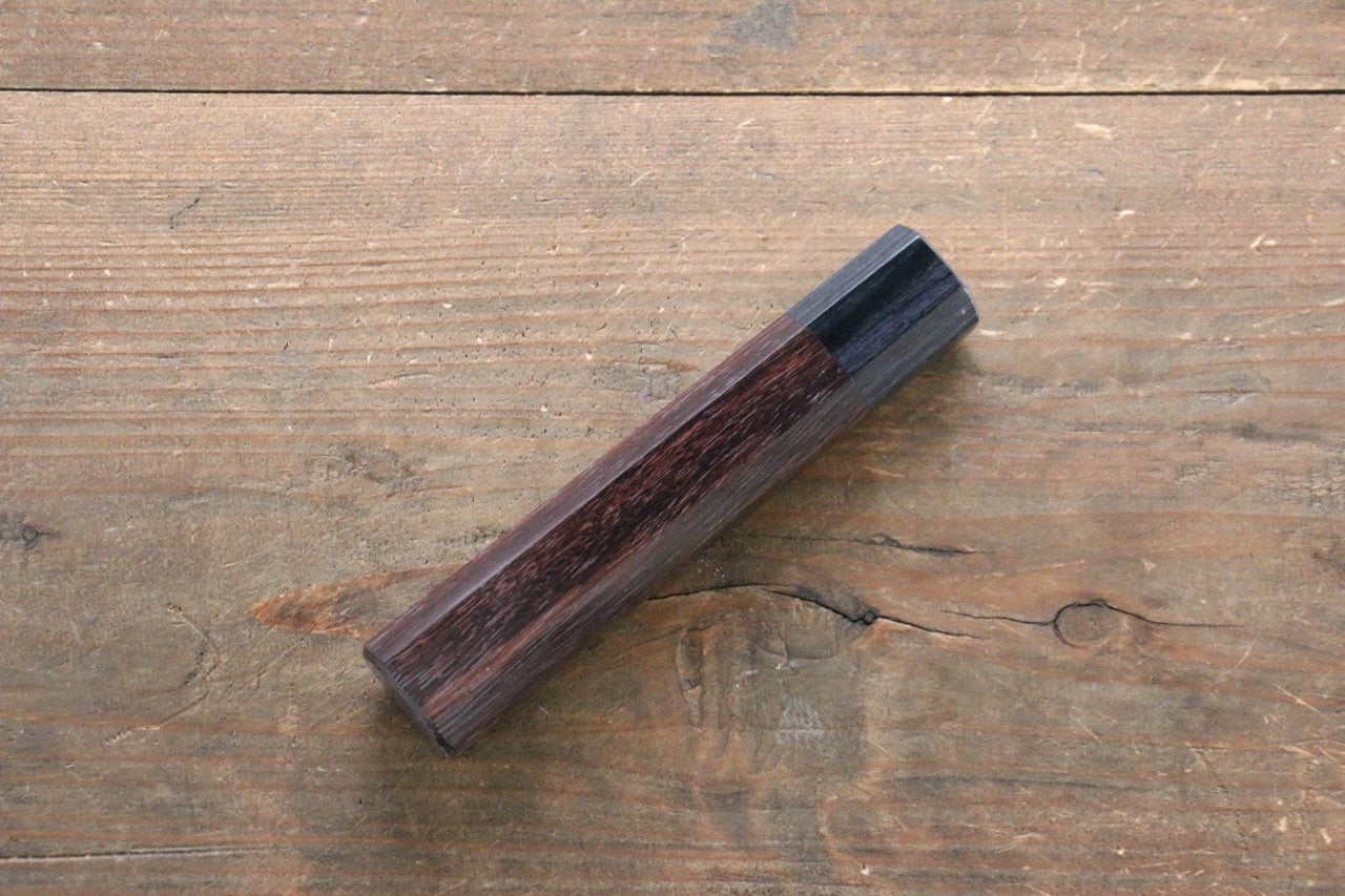 Premium Octagonal Rosewood Knife Handle for Nakiri Knife 165mm - Ergonomic Design for Professional Chefs & Home Cooking