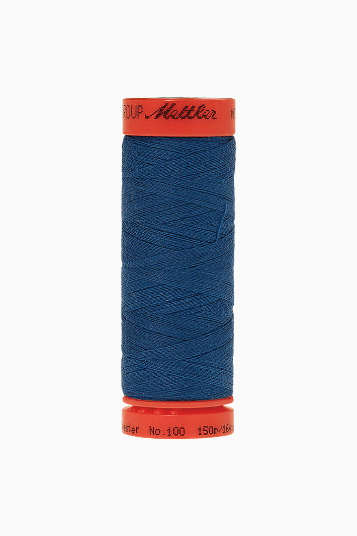 Metrosene No. 100 #0024 Colonial Blue Thread - Premium Sewing Thread for Quilting, Embroidery & Crafting - Perfect for Hand & Machine Stitching