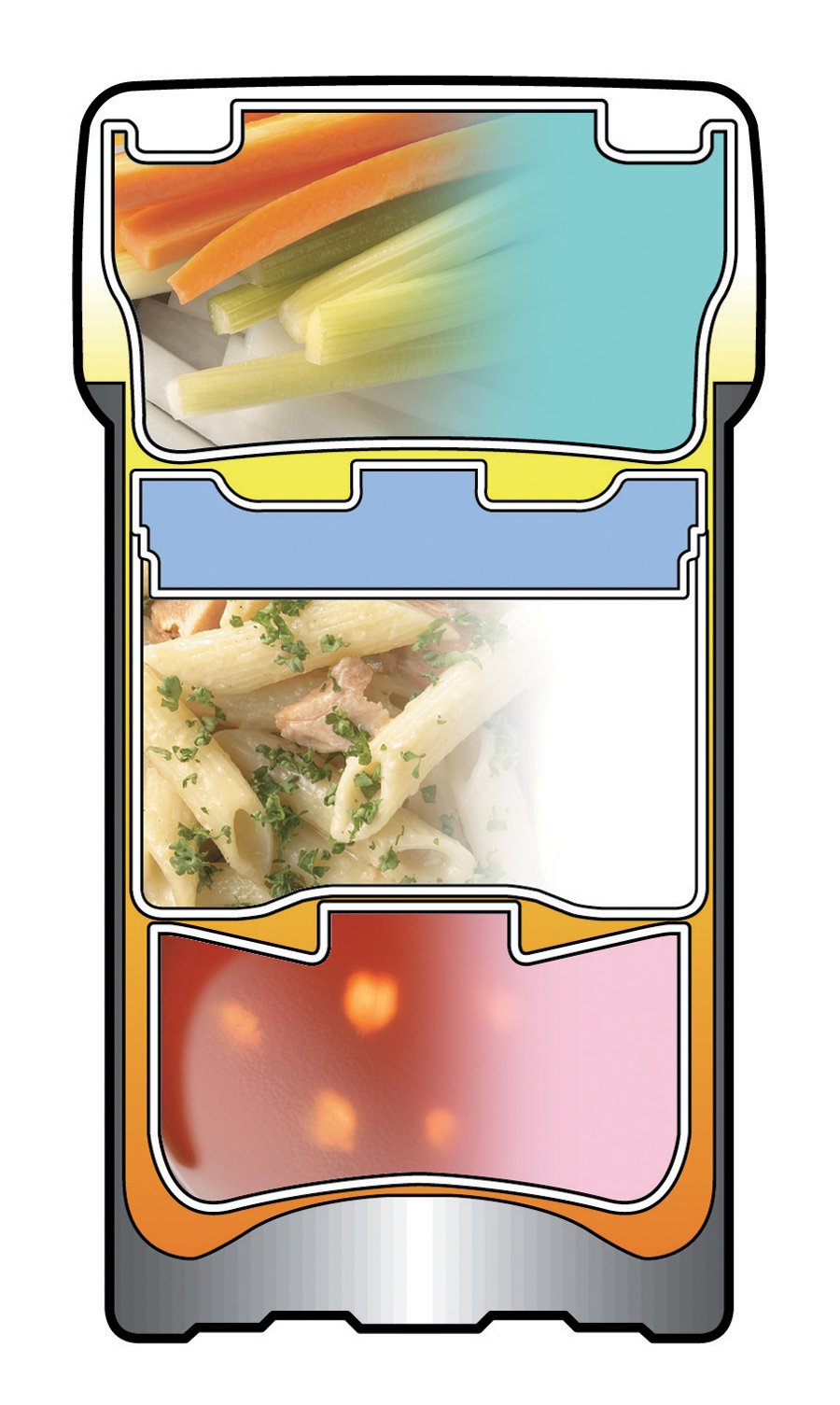 Zojirushi SL-NCE09 28.5-Ounce Stainless Steel Vacuum Insulated Lunch Box - Ms. Bento Series | Perfect for Office, School & Travel | Keeps Food Hot or Cold for Hours