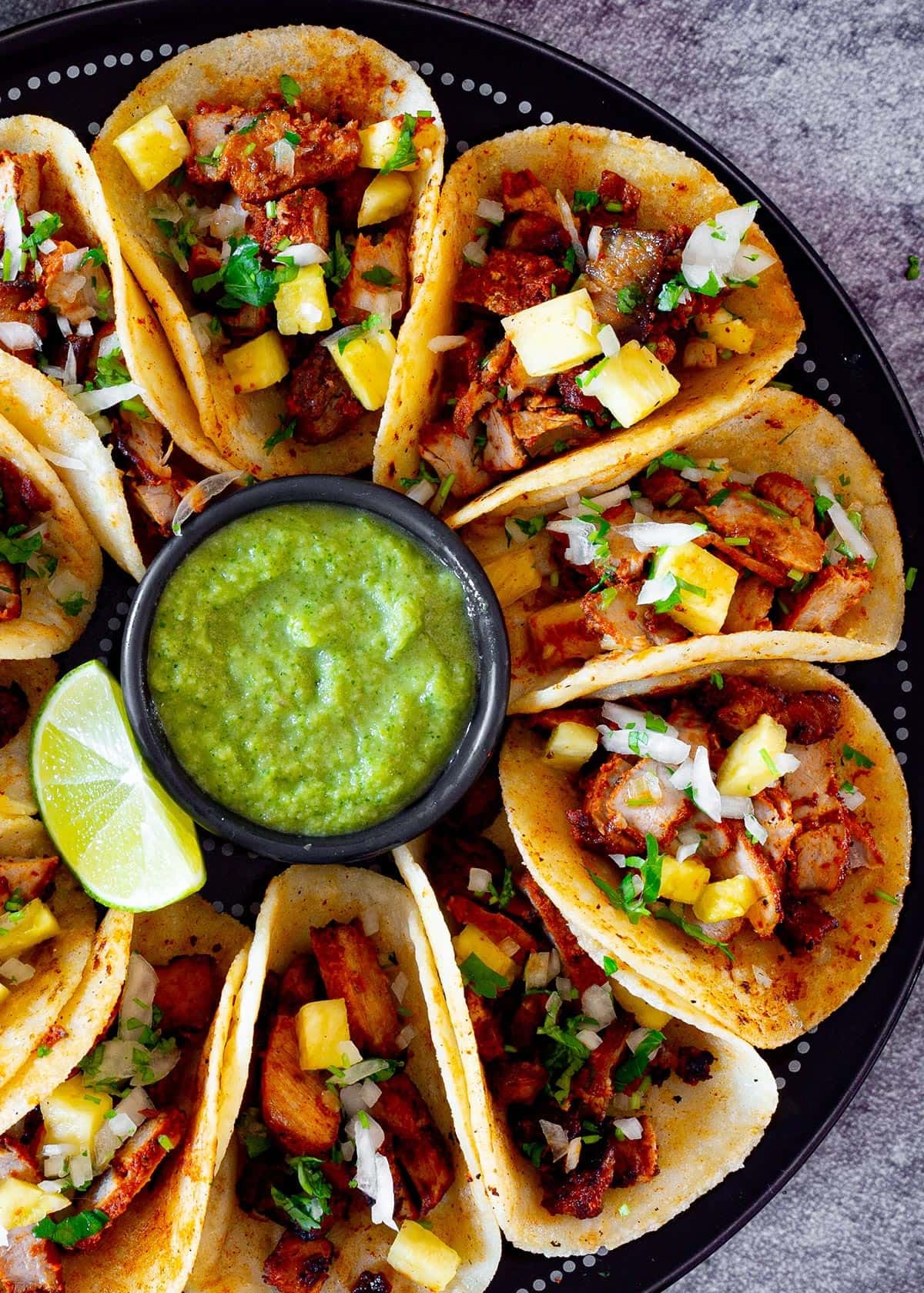 Authentic Al Pastor Adobo Marinade with Pineapple - Spicy Chili Paste for Tacos, Burritos & Mexican Cooking - Perfect for Grilling, Marinating & Homemade Taco Night