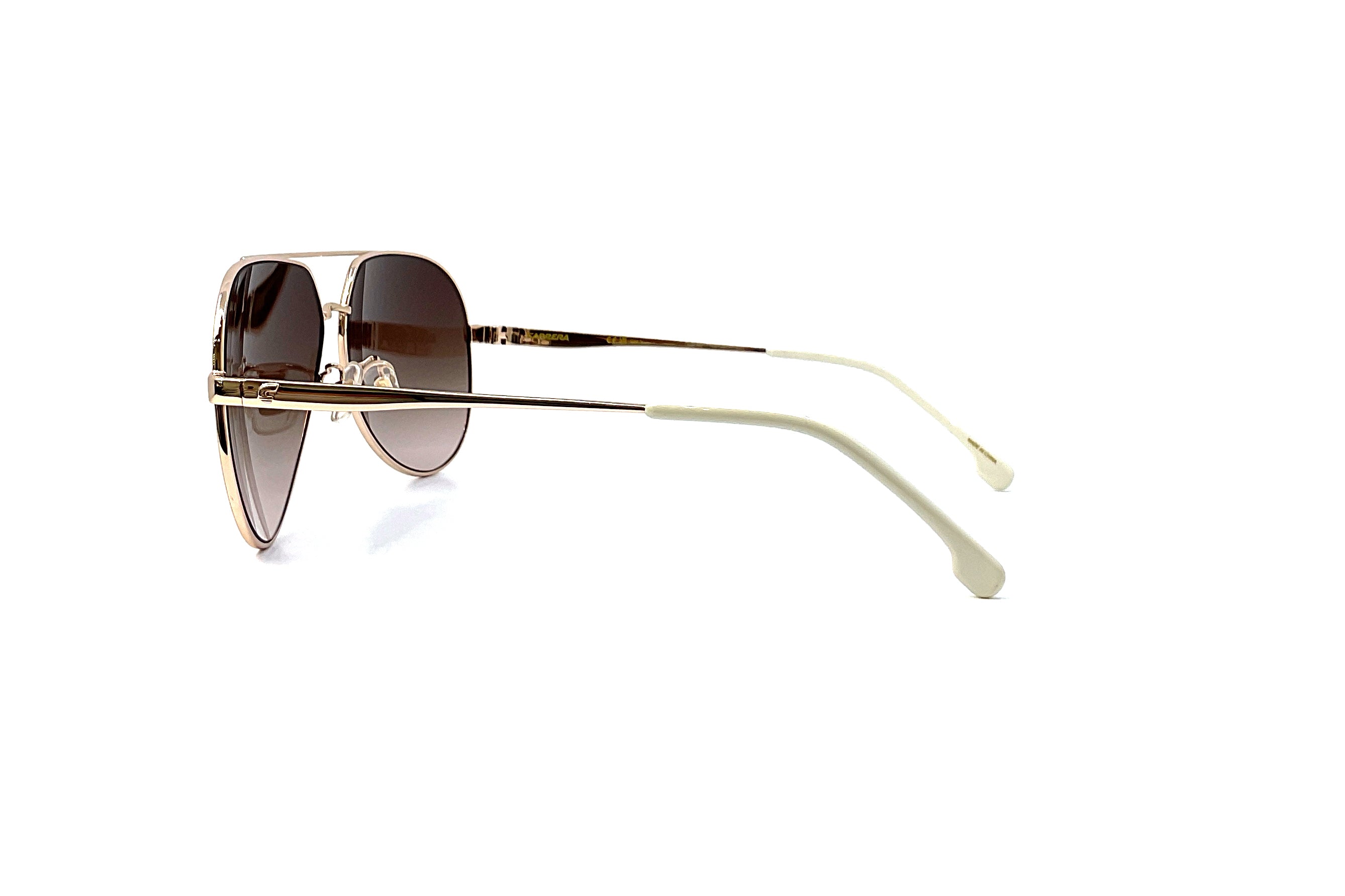 Carrera 3005/S Aviator Sunglasses - White Copper Gold Frame & Lens - UV Protection for Men & Women - Perfect for Driving, Travel, and Outdoor Activities