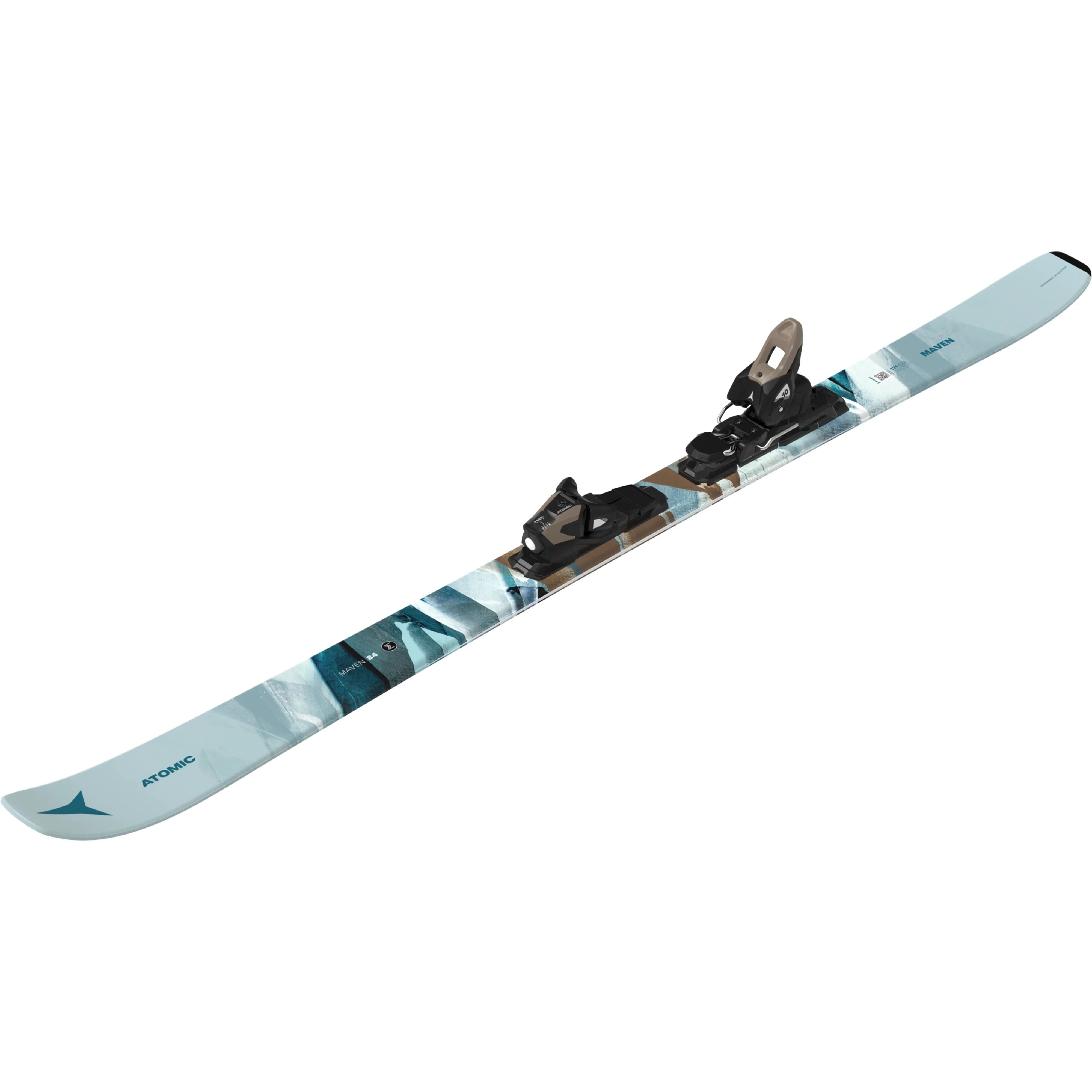 Atomic MAVEN 84 All-Mountain Skis with M 10 GW Bindings 2025 - Perfect for Powder, Groomers & Freeride Skiing