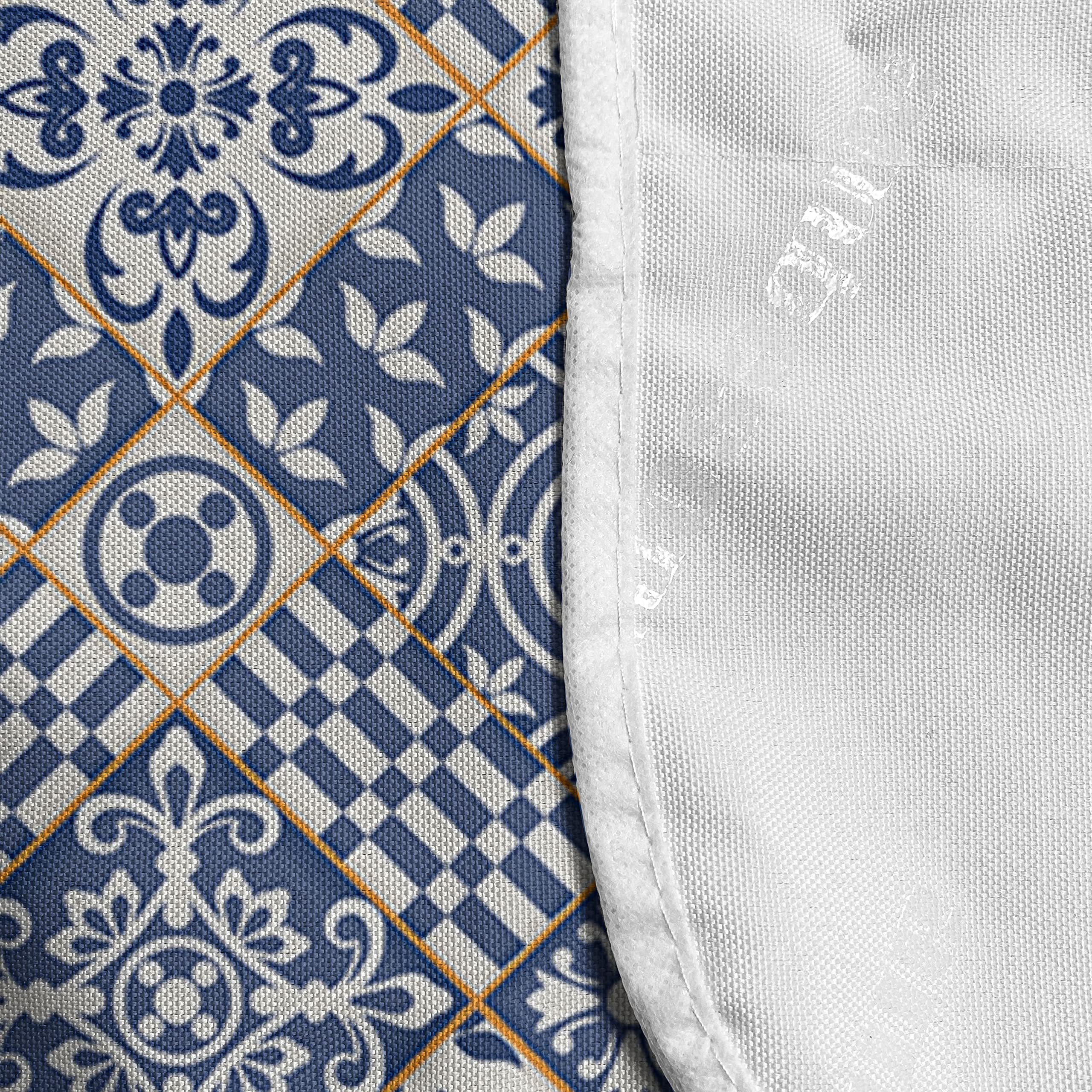Ambesonne Moroccan Microwave Cover - Waterproof Kitchen Organizer with Pockets, 36