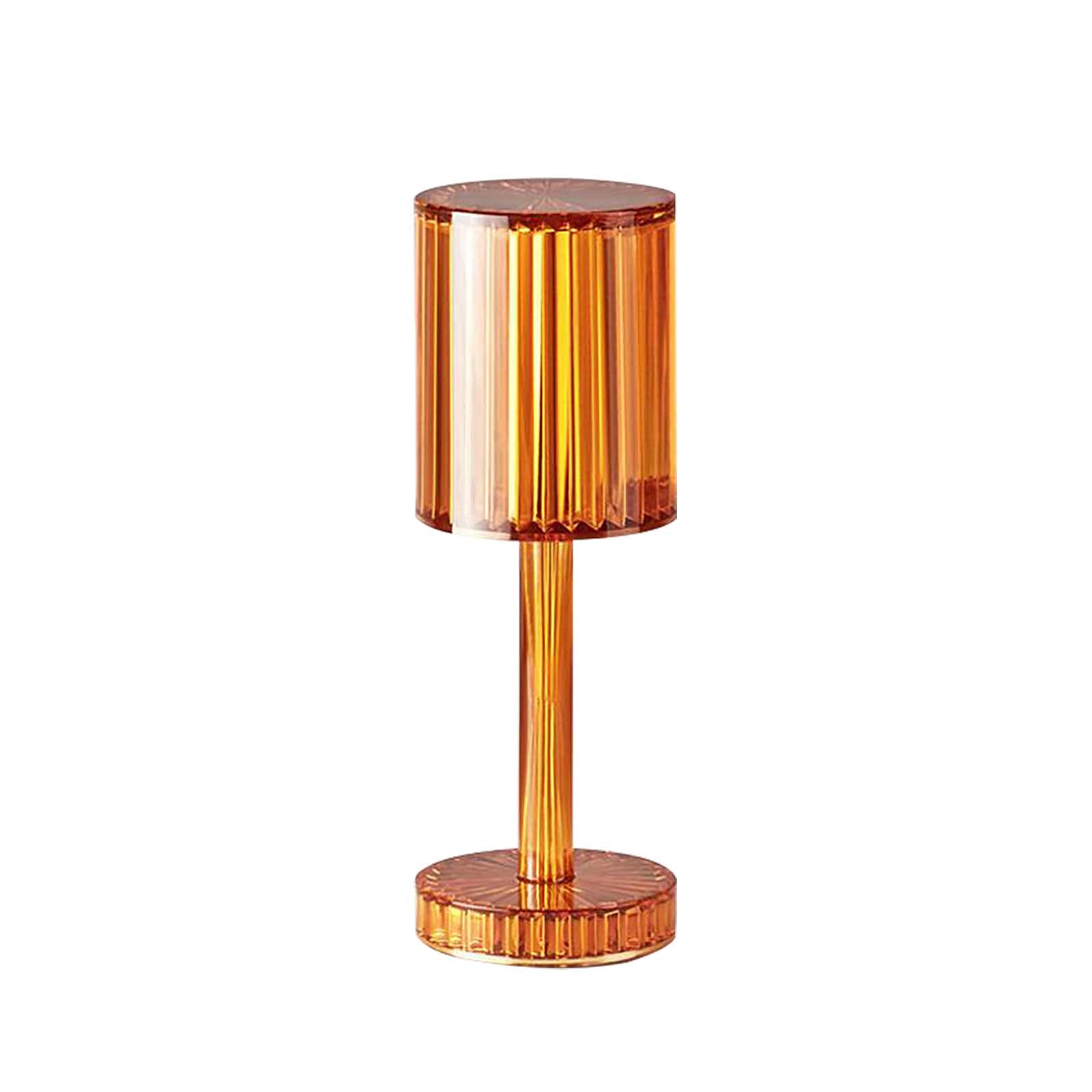 3eubeL Romantic Acrylic Crystal Table Lamp with USB Charging - Perfect for Bars, Restaurants, and Home Decor