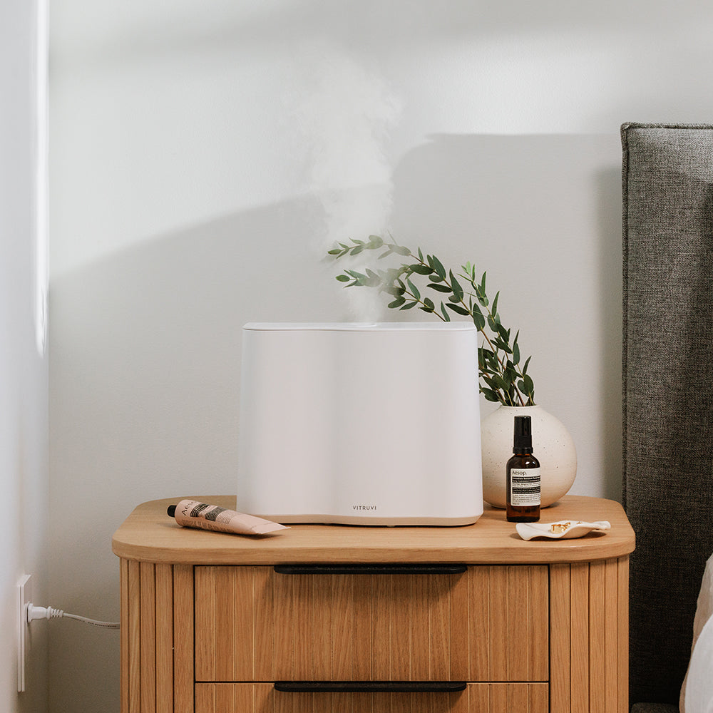 Best Cloud Cool Mist Humidifier for Home & Office - Quiet Ultrasonic Air Humidifier for Baby Nursery, Bedroom, Plants - Large Room Essential Oil Diffuser with Auto Shut-Off