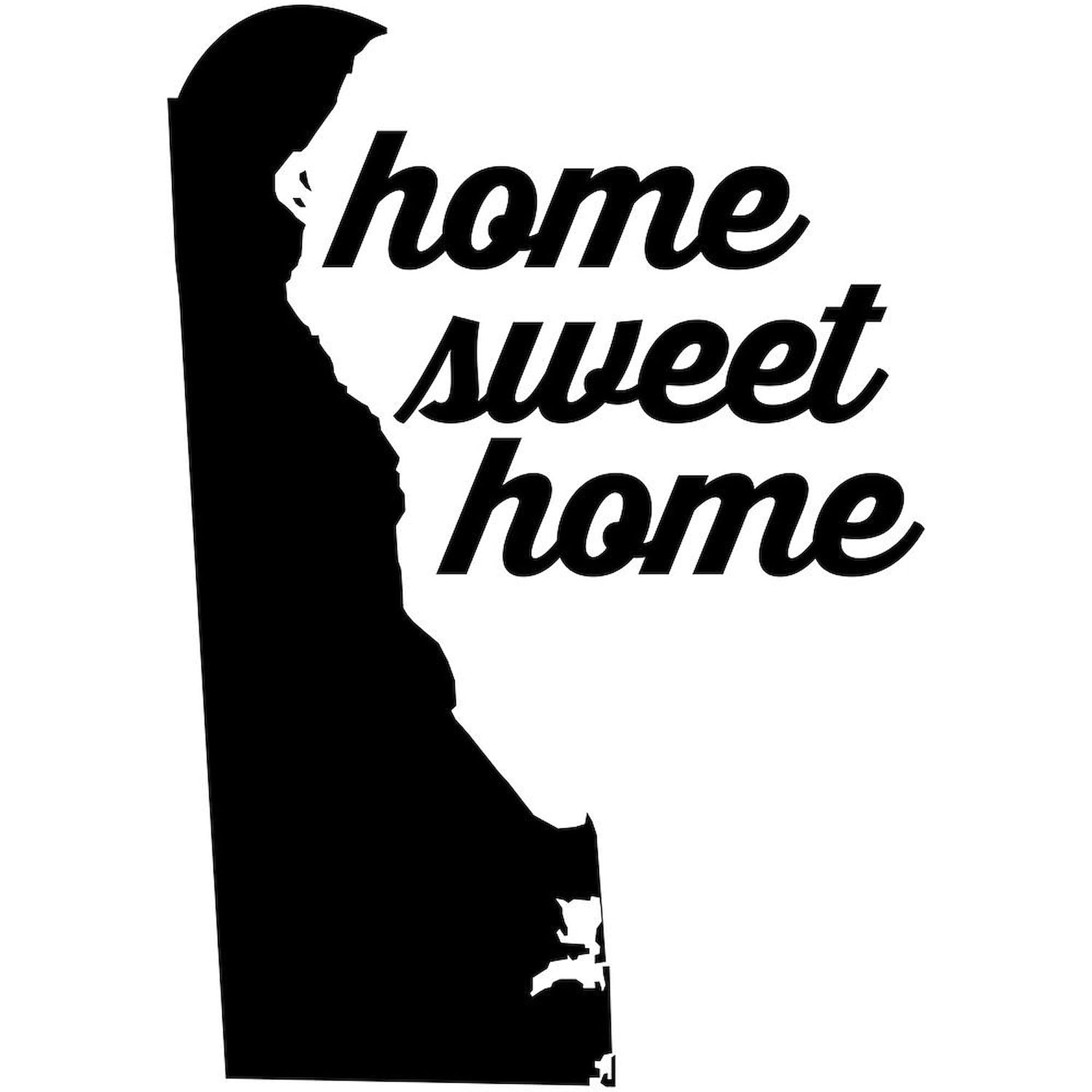 Delaware Home Sweet Home 11 oz Ceramic Coffee Mug - 325ml Travel Mug for Tea & Hot Drinks - Perfect for Office, Gifts & Home Use