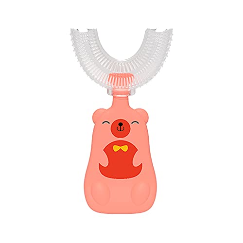 Kids U-Shaped Toothbrush - Soft Silicone Manual Training Toothbrush for Toddlers | Food-Grade 360° Teeth Cleaning | Perfect for Early Oral Care & Brushing Practice at Home