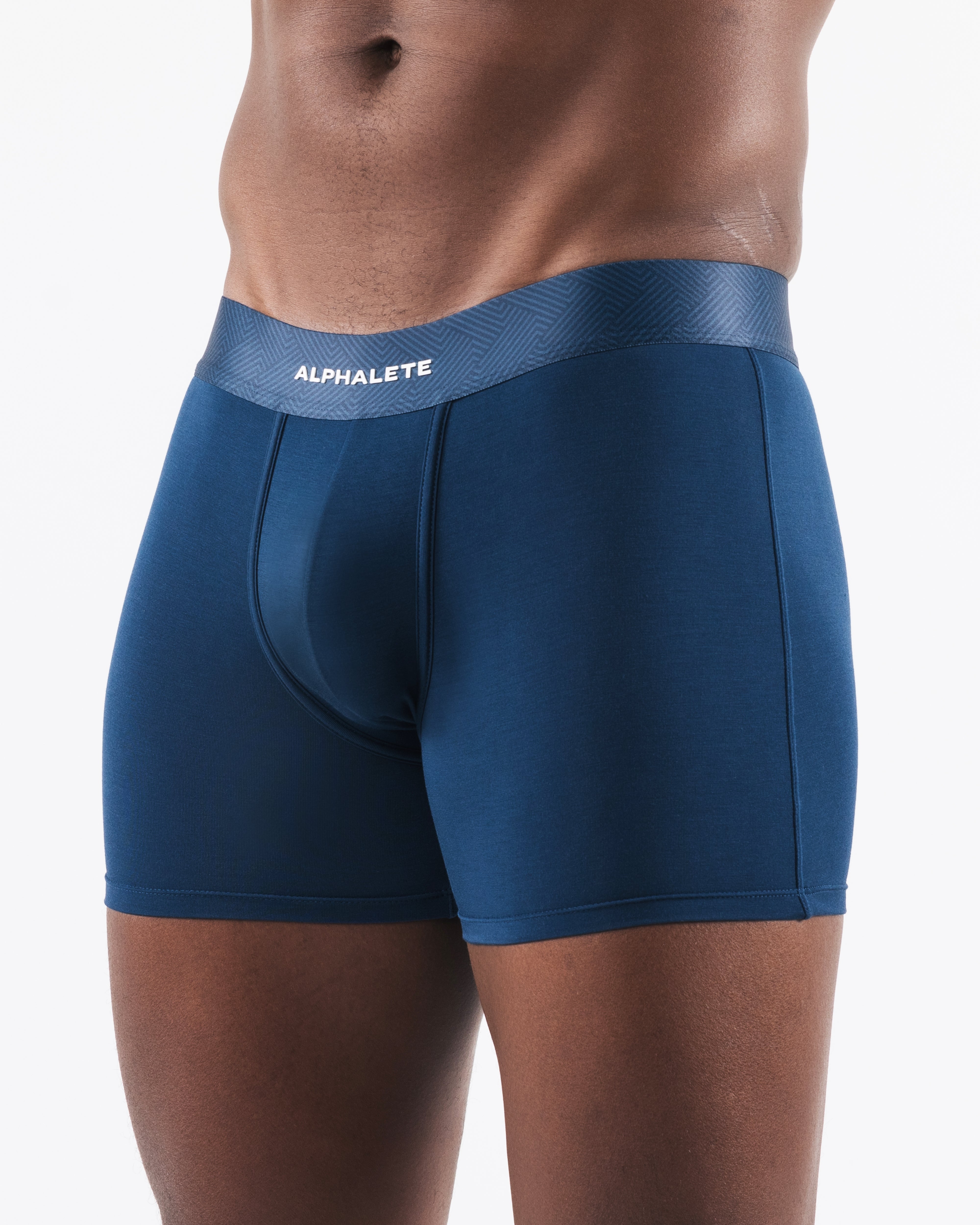 Premium Men's Core Boxer Briefs 2-Pack - Soft Breathable Cotton Underwear in Midnight Blue - Perfect for Workout, Travel & Everyday Comfort