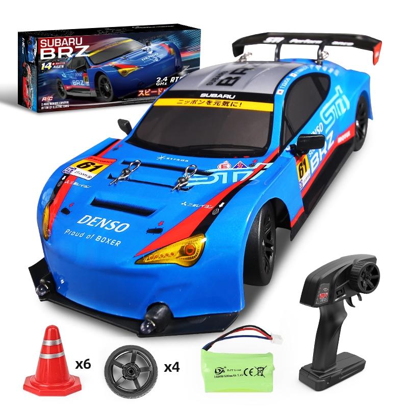 1:16 Scale 4WD Drift RC Toy Car - 2.4GHz Remote Control, Compact Design, Orange Color - Perfect for Indoor Racing and Drifting Practice
