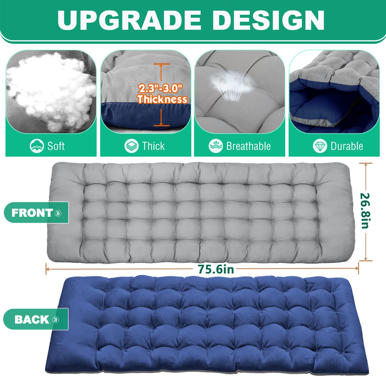 Portable Folding Camping Cot - Adjustable 4-Position Reclining Chaise Lounge Chair with Pillow for Adults - Lightweight Outdoor Sleeping Cot for Camping, Beach, Poolside & Patio Relaxation - Perfect for Backyard, Picnics & Travel Adventures