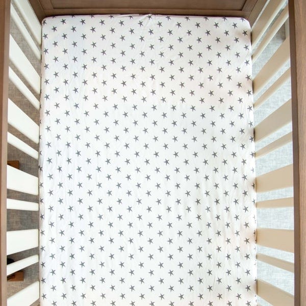 Elys & Co 2 Pack Waterproof Crib Sheets & Toddler Bed Sheets - Soft, Breathable & Machine Washable for Baby Nursery & Daycare Use