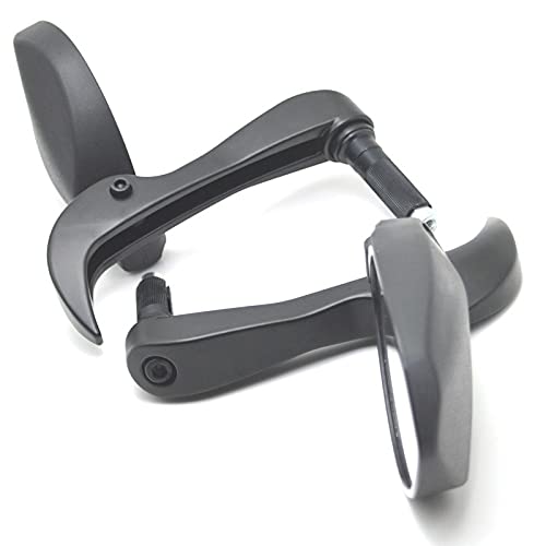 Black 22mm Motorcycle Side Mirrors & Handguards - Universal Fit for Benelli TNT 125/135 - Durable Brake/Clutch Lever Protection - Enhanced Rear View Safety for Street & Off-Road Riding