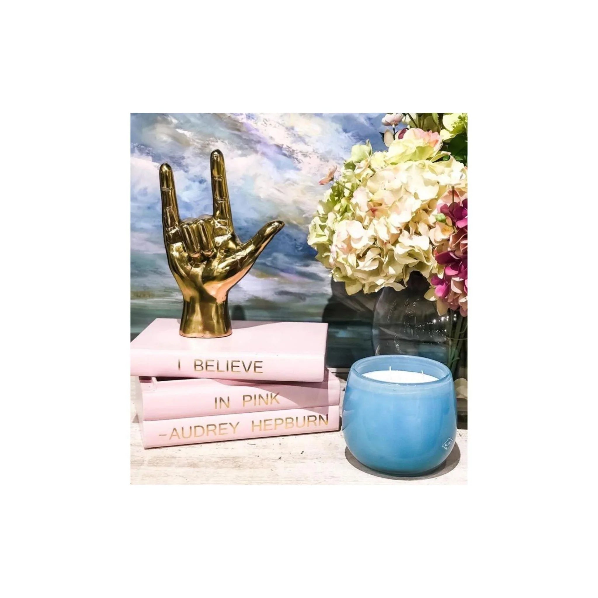 I Believe in Pink Audrey Hepburn Quote Decorative Gift Box - Perfect for Jewelry Storage, Keepsakes & Home Decor