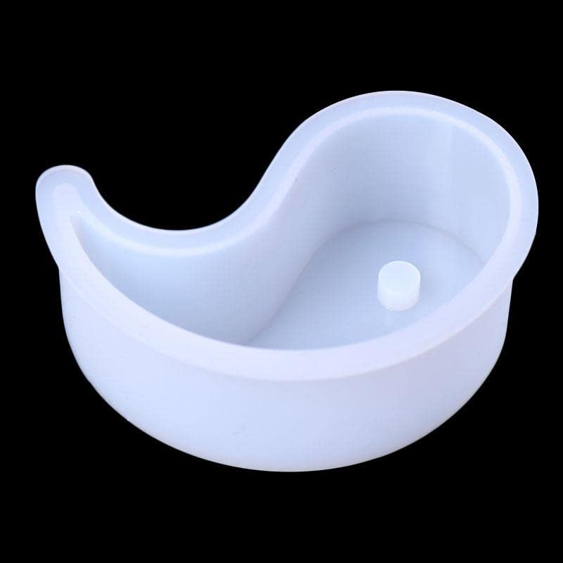 Yin Yang Tai Chi Silicone Candle Mold for DIY Wax, Soap, Resin & Plaster Crafting - Perfect for Handmade Candles, Soap Making, and DIY Craft Parties