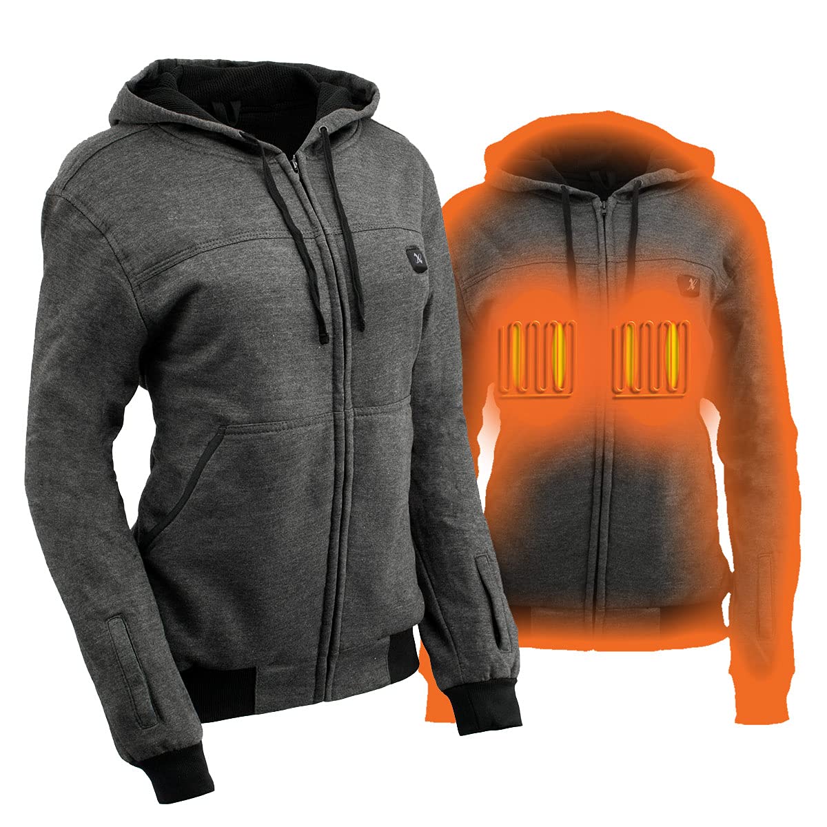 Nexgen Heat Rechargeable Heated Hoodie for Men & Women - Battery Pack Included - Stay Warm in Winter Outdoor Activities, Camping & Work