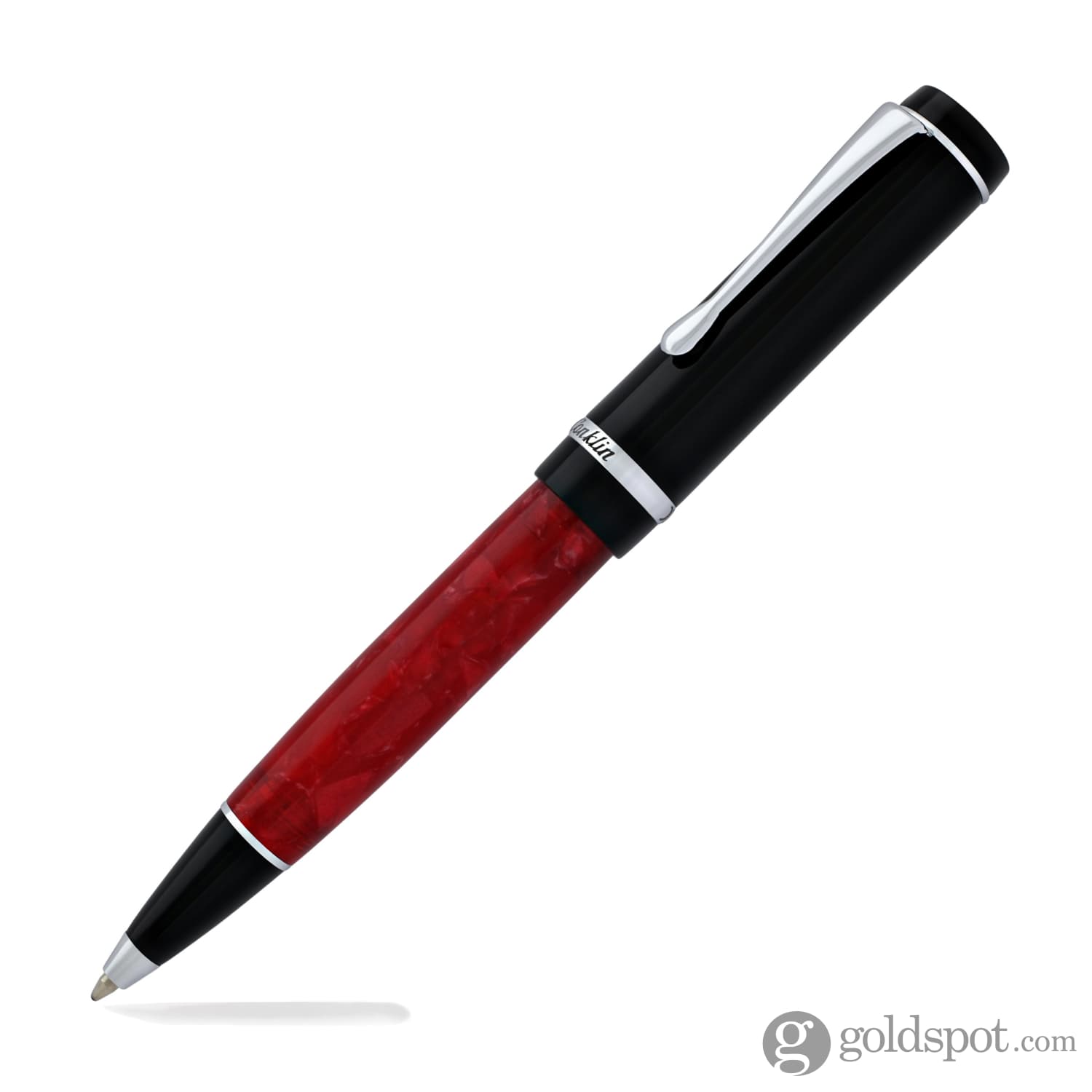Conklin Duragraph Ballpoint Pen - Red Nights Finish, Smooth Writing, Professional Office & Gift Pen for Men & Women - Perfect for Business, Journaling & Everyday Use