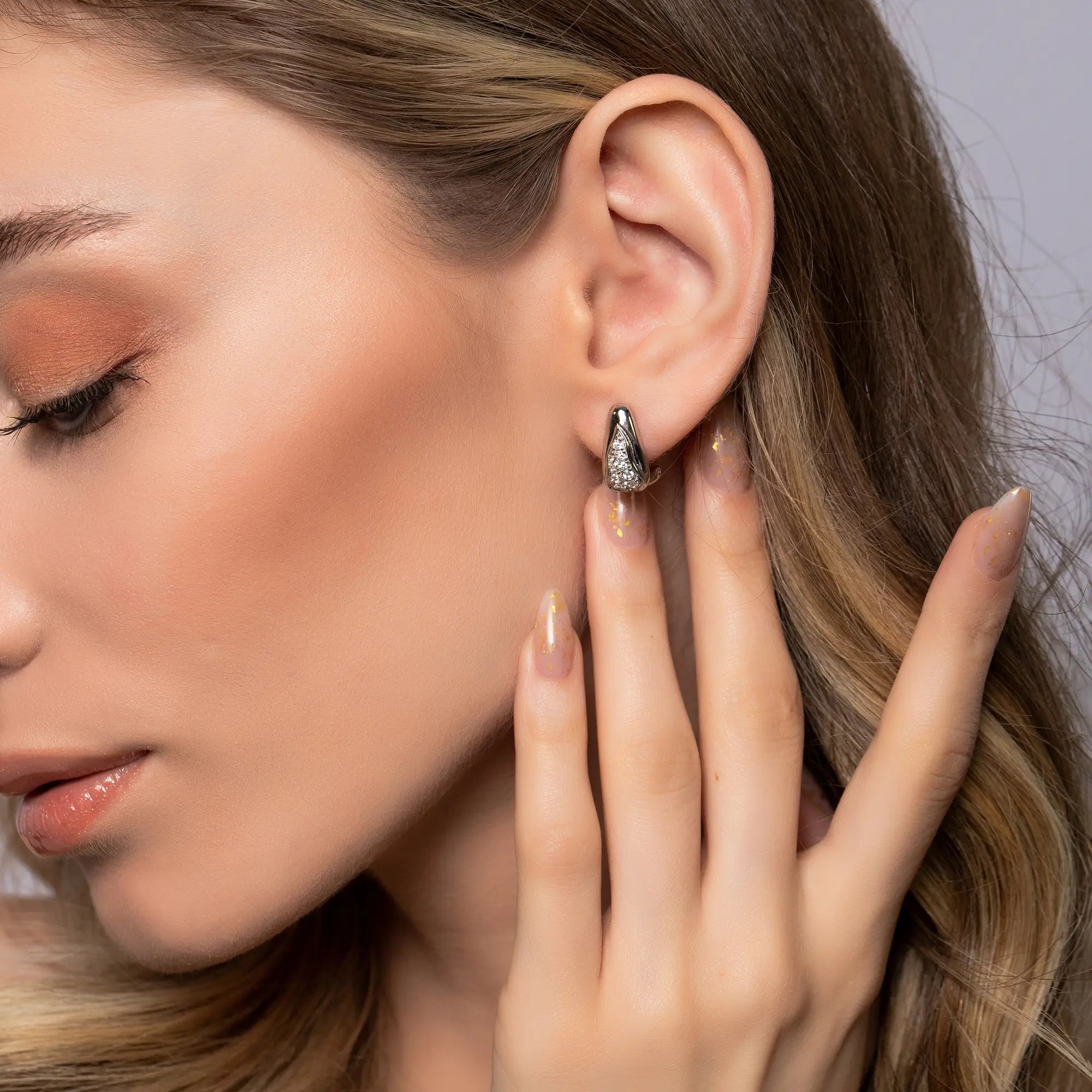 Alina Huggie Hoop Earrings for Women - Gold Plated Small Huggie Earrings for Everyday Wear | Perfect for Work, Parties & Gifts