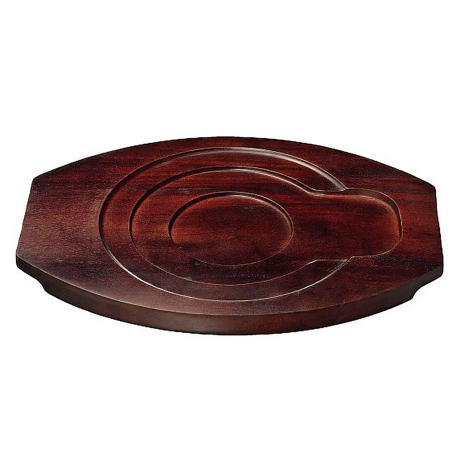EBM Wooden Base for Single Handle Skillet - Durable & Stylish Kitchen Organizer for Pots & Pans - Perfect for Stovetop, Countertop & Pantry Storage
