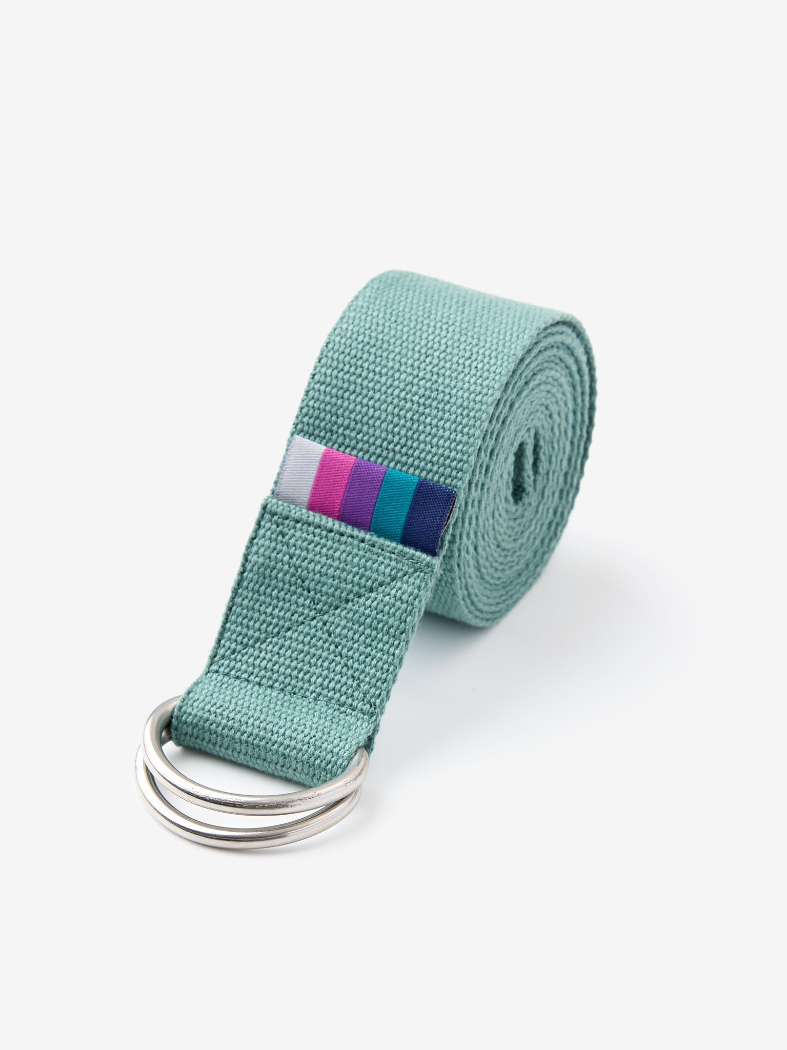 Yogamatters Organic Cotton D-Ring Yoga Belt - Box of 20 for Yoga, Pilates, Stretching & Fitness Training