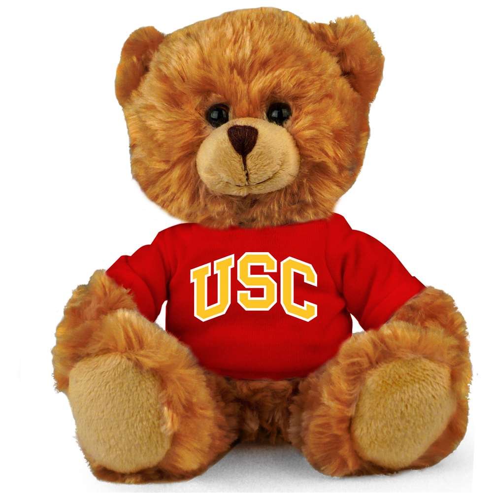 USC University of California Plush Bear - Soft Mascot Stuffed Animal, College Sports Fan Gift for Game Day & Dorm Decor (Gold & Cardinal Colors) - Perfect for Graduation, Birthday & School Spirit Gifts